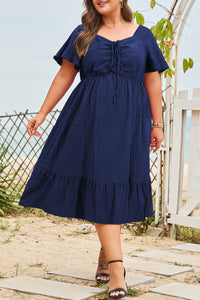Tru High Waist Midi PLUS Dress