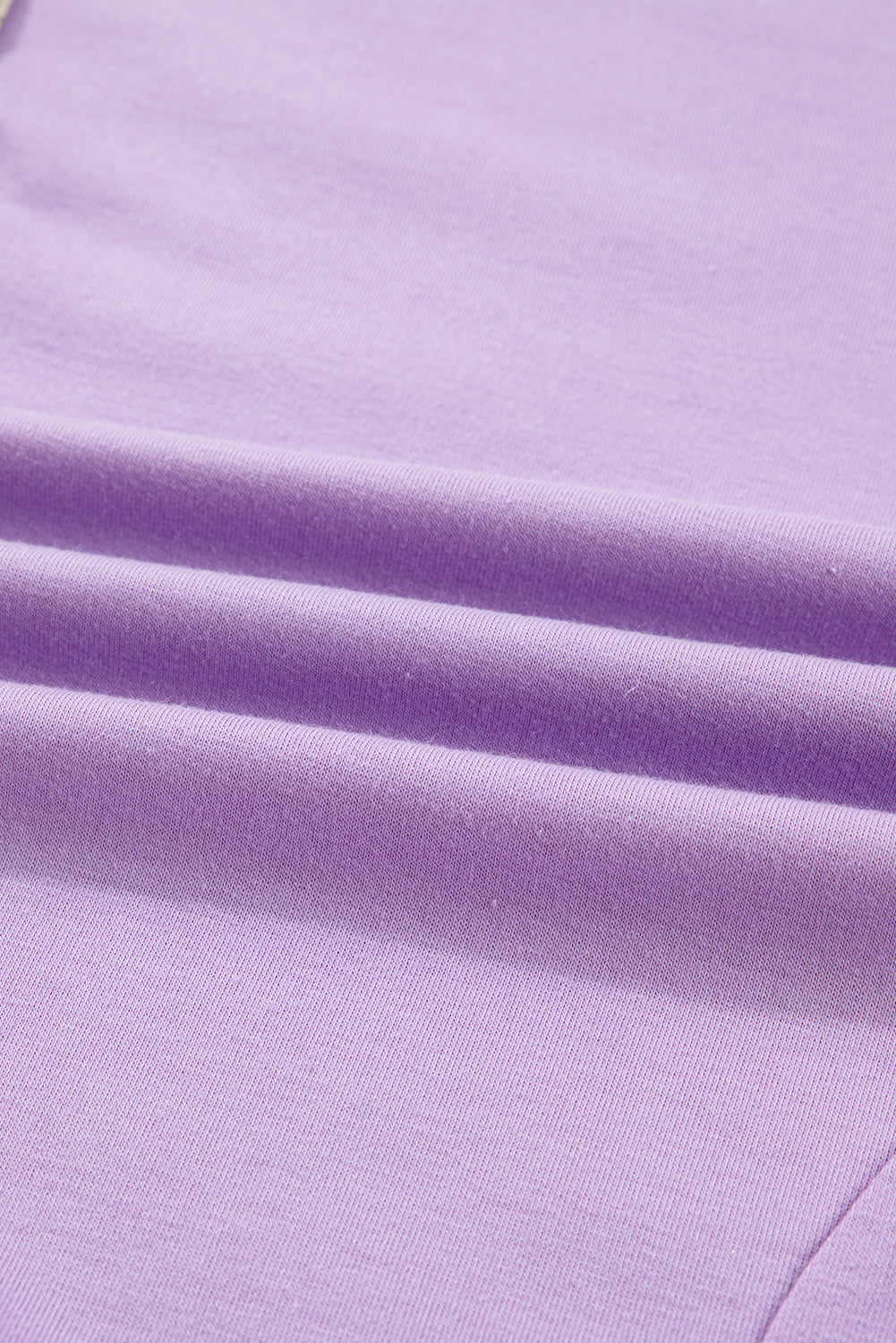 Purple Stripe Buttoned Drop-Shoulder Pullover — plus-size long-sleeve top, Kothlis