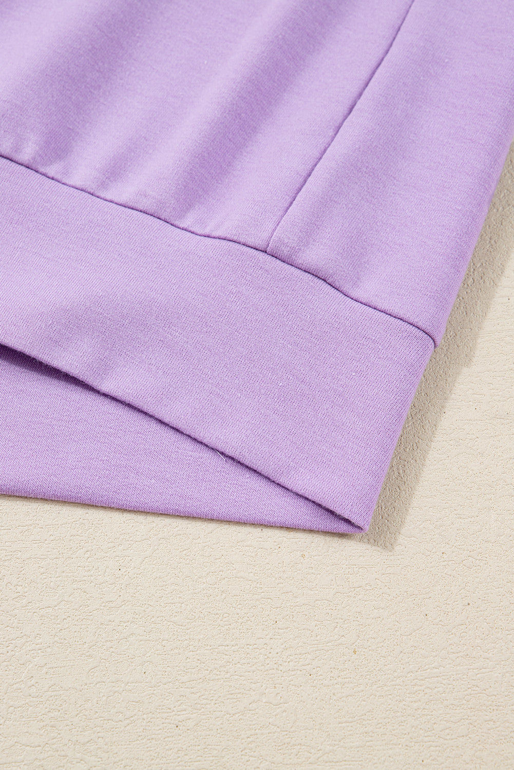 Purple Stripe Buttoned Drop-Shoulder Pullover — plus-size long-sleeve top, Kothlis