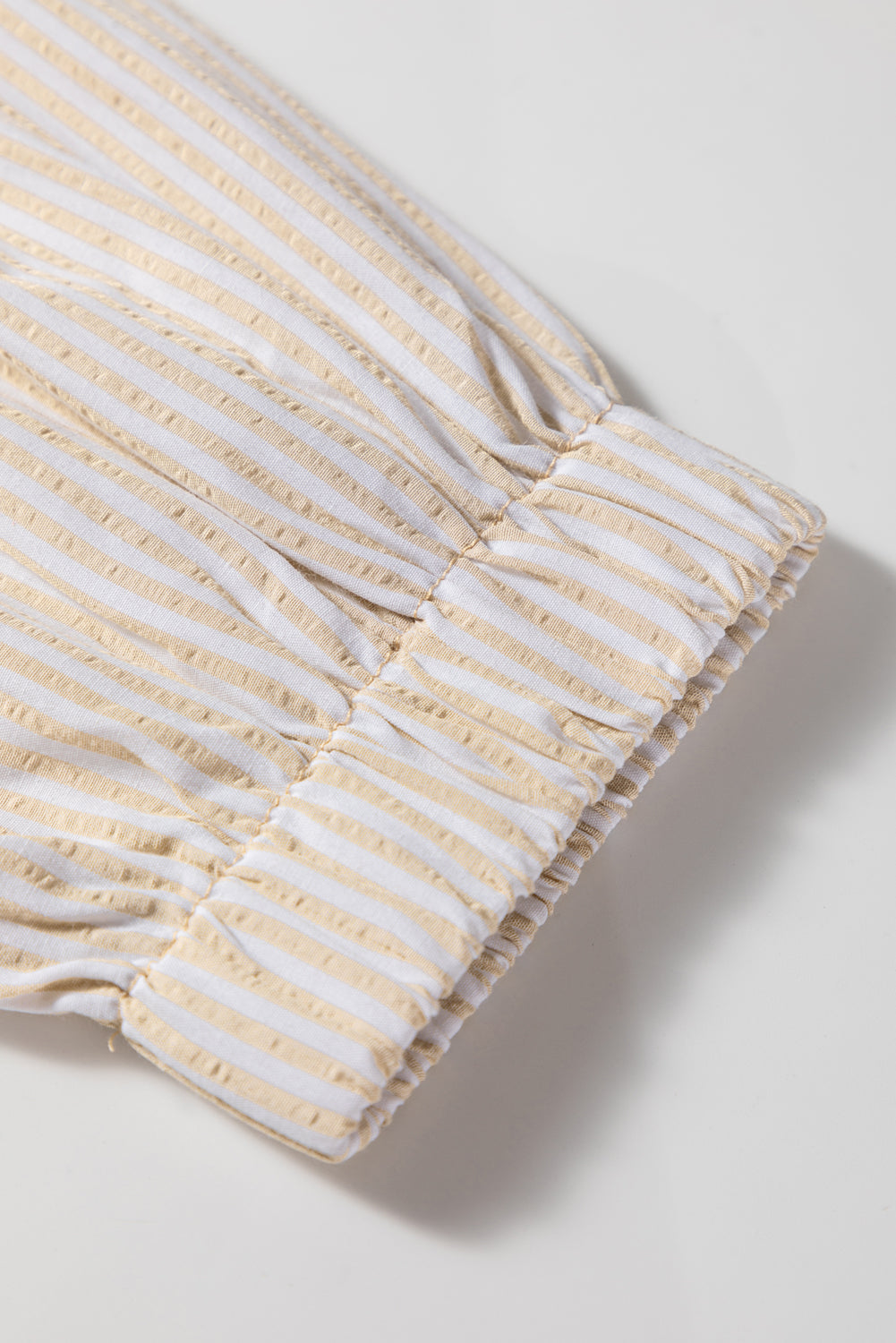 Khaki Stripe Half-Zip - French Terry Comfort — plus-size sweatshirt, Kothlis
