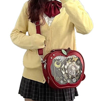 Small Backpack Purse for Women – Waterproof PU Leather Shoulder Bag & Crossbody Backpack with Pendant