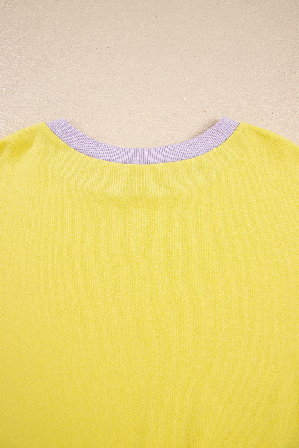 Yellow Stripe Colorblock Crewneck Sweatshirt — plus-size sweatshirt, Kothlis