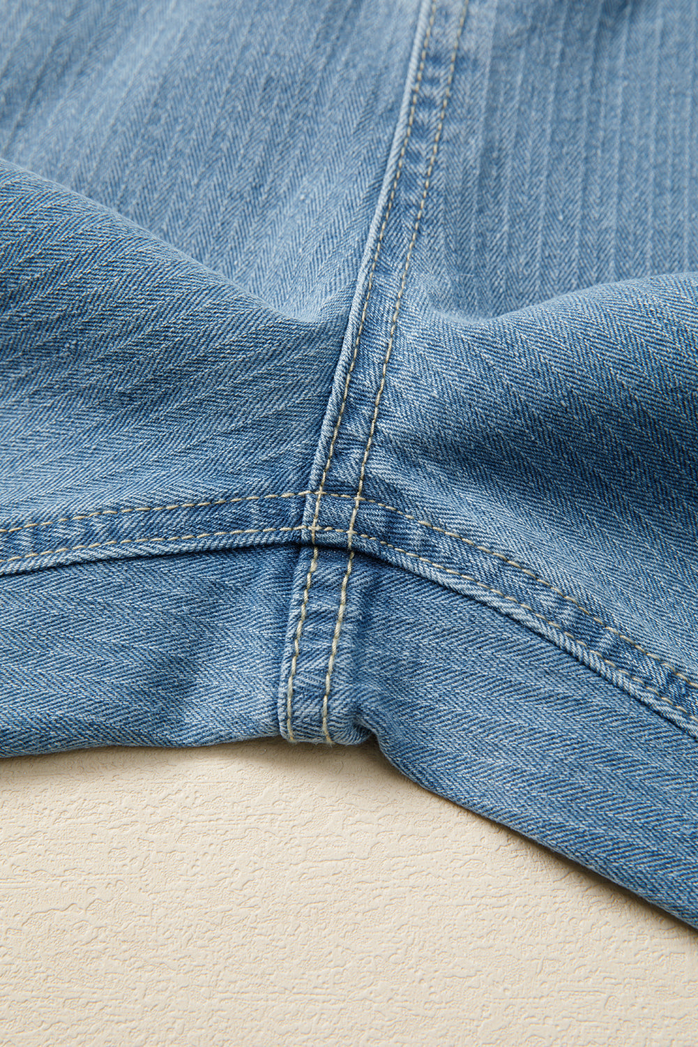 Adelyn - Textured Wide-Leg Jeans in Dusk Blue — plus-size bottoms, Kothlis