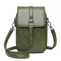 Women's Mini Crossbody Phone Purse - Luxury PU Leather Shoulder Bag with Adjustable Strap