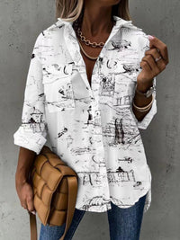 Plus Size Women's Long Sleeve Two-Piece Casual Set