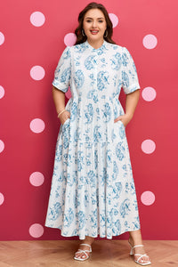 Milana Short Sleeve Maxi PLUS Dress