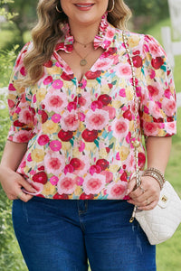 Oaklynn Puff Short Sleeve PLUS Top