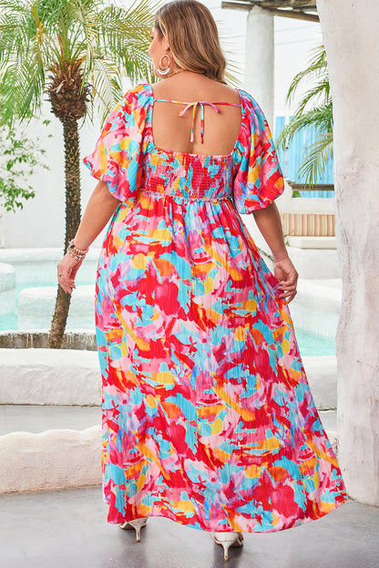 Rachel - The Puff-Sleeve Maxi Made for Curves — plus-size dress, Kothlis