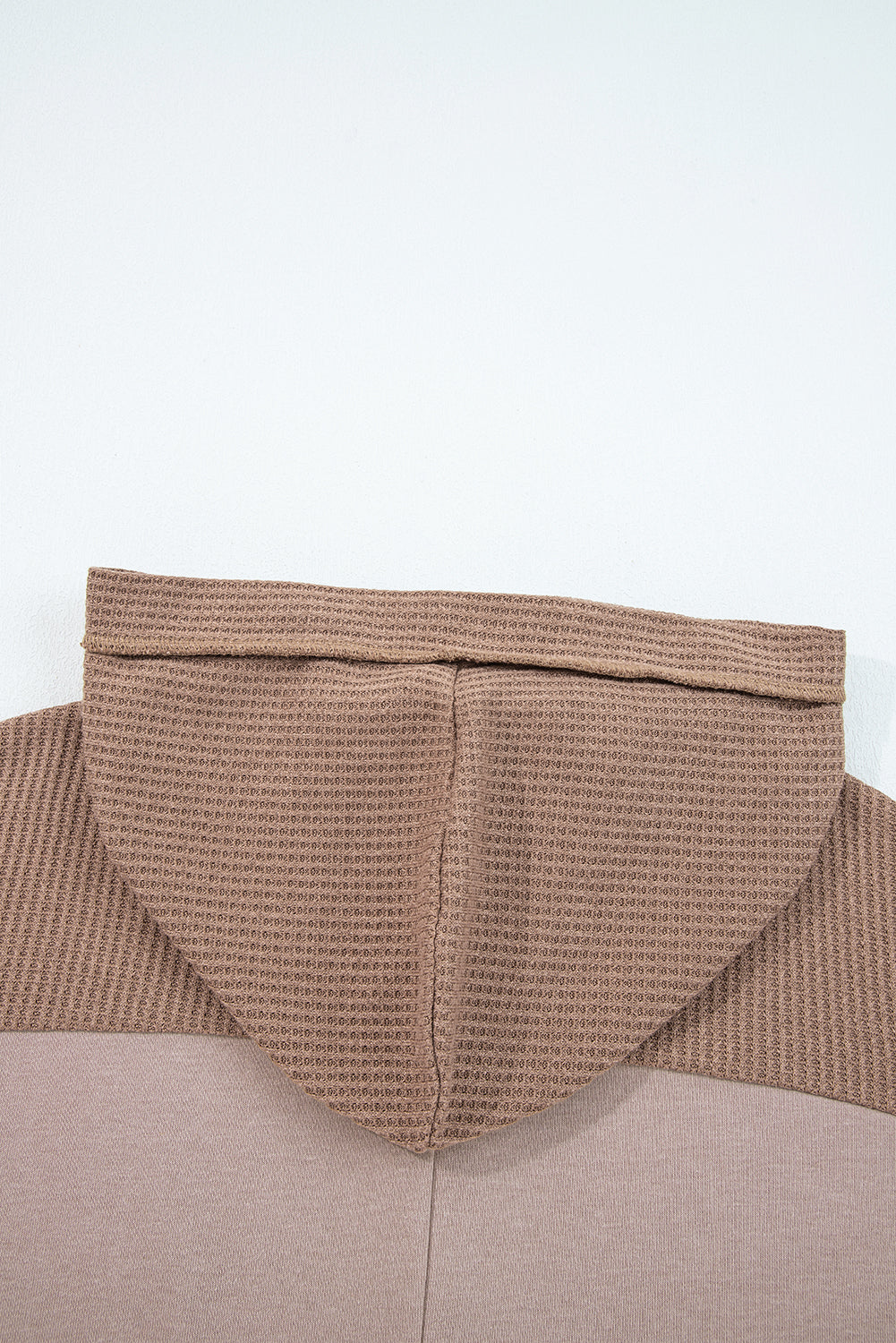 Goat Waffle Patchwork Hoodie - Pocket-Forward — plus-size sweatshirt, Kothlis