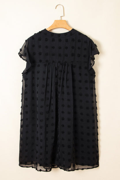 Lilith - The Dotty Ruffle Mini — plus-size dress, Kothlis