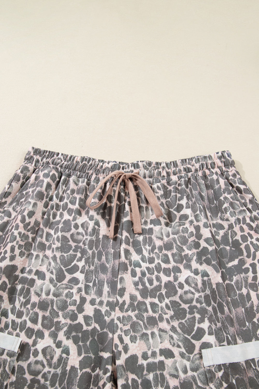 Hadley - Leopard Drawstring Pants — plus-size bottoms, Kothlis