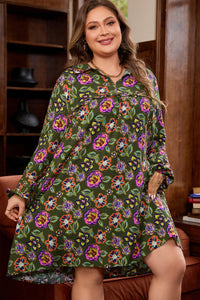 Lorelai Collared Loose Mini PLUS Dress
