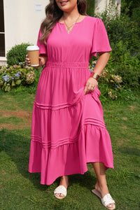 Saige Flare Tiered Maxi PLUS Dress