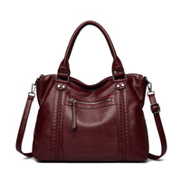 Women's Vintage Genuine Leather Crossbody Shoulder Bag | Soft Cowhide Purse