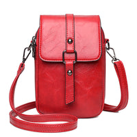 Women's Mini Crossbody Phone Purse - Luxury PU Leather Shoulder Bag with Adjustable Strap