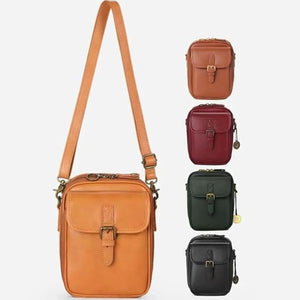Women's Small Crossbody Bag - PU Leather Shoulder Purse with Adjustable Strap
