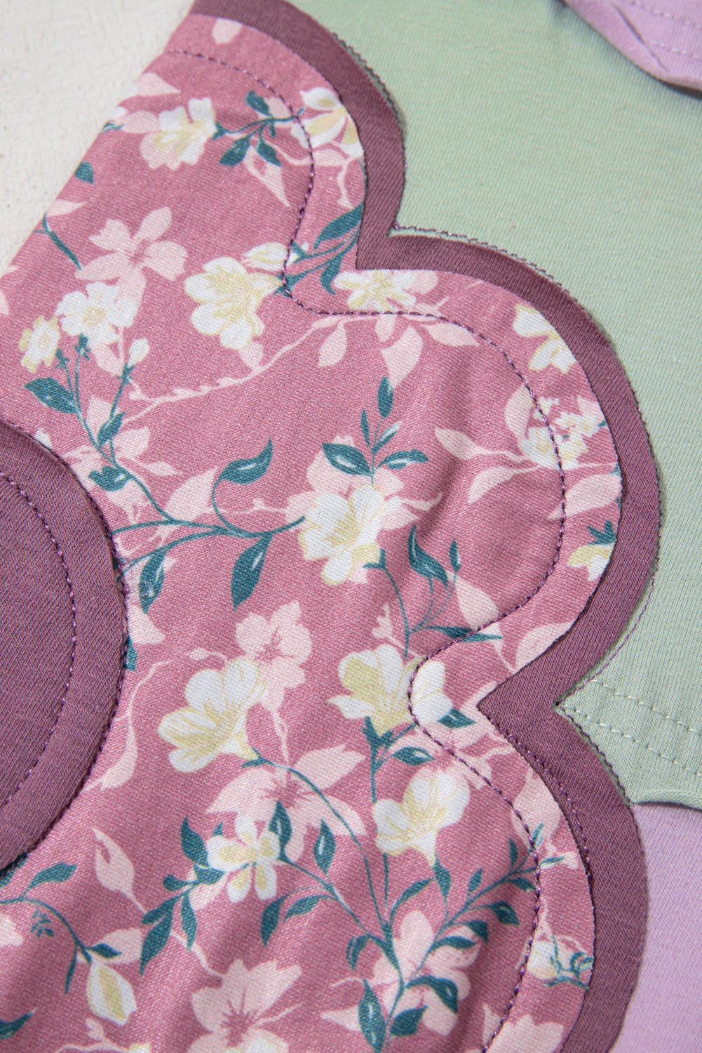 Phalaenopsis Floral Patch Pullover — plus-size sweatshirt, Kothlis