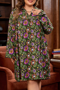 Lorelai Collared Loose Mini PLUS Dress
