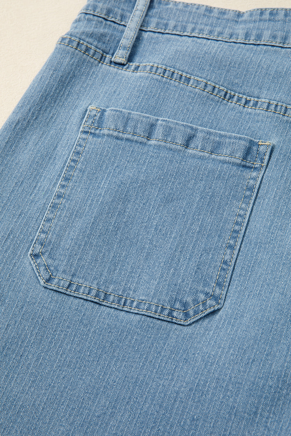 Adelyn - Textured Wide-Leg Jeans in Dusk Blue — plus-size bottoms, Kothlis