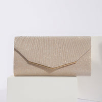 Vintage Evening Clutch Bag - Pleated Pillow Handbag for Women - Party Wedding Banquet Purse