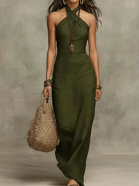 Women's Plus Size Jumpsuit – Casual Solid Color Relaxed Fit
