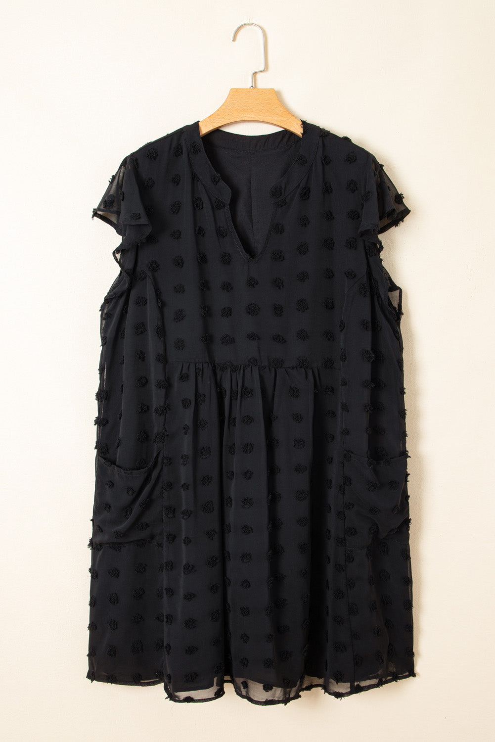 Lilith - The Dotty Ruffle Mini — plus-size dress, Kothlis