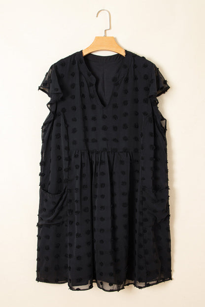 Lilith - The Dotty Ruffle Mini — plus-size dress, Kothlis