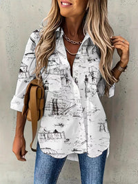 Plus Size Women's Long Sleeve Two-Piece Casual Set