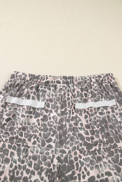 Hadley - Leopard Drawstring Pants — plus-size bottoms, Kothlis