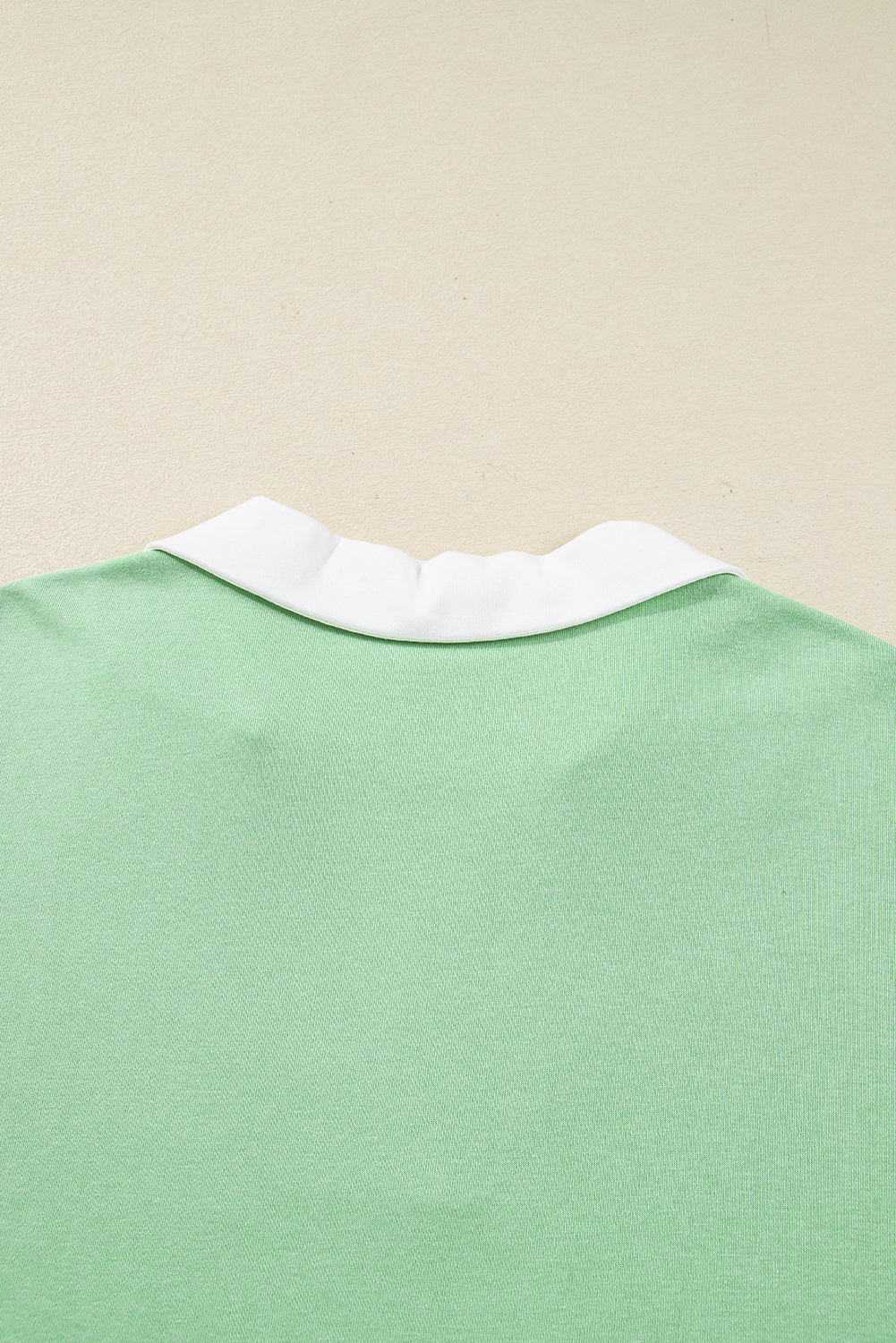 Moonlight Jade V-Neck Colorblock Sweatshirt — plus-size sweatshirt, Kothlis