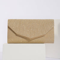 Vintage Evening Clutch Bag - Pleated Pillow Handbag for Women - Party Wedding Banquet Purse