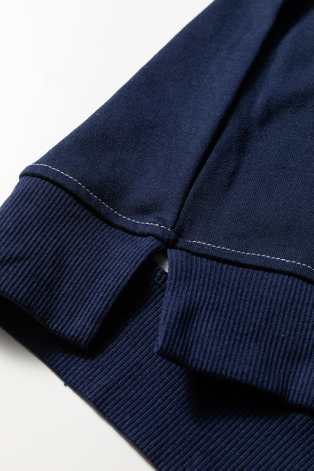 Blue Stripe Colorblock Sweatshirt - Made to Layer — plus-size sweatshirt, Kothlis