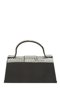 Jessie Luxe Jeweled Crossbody Bag with Detachable Handle and Spacious Interior