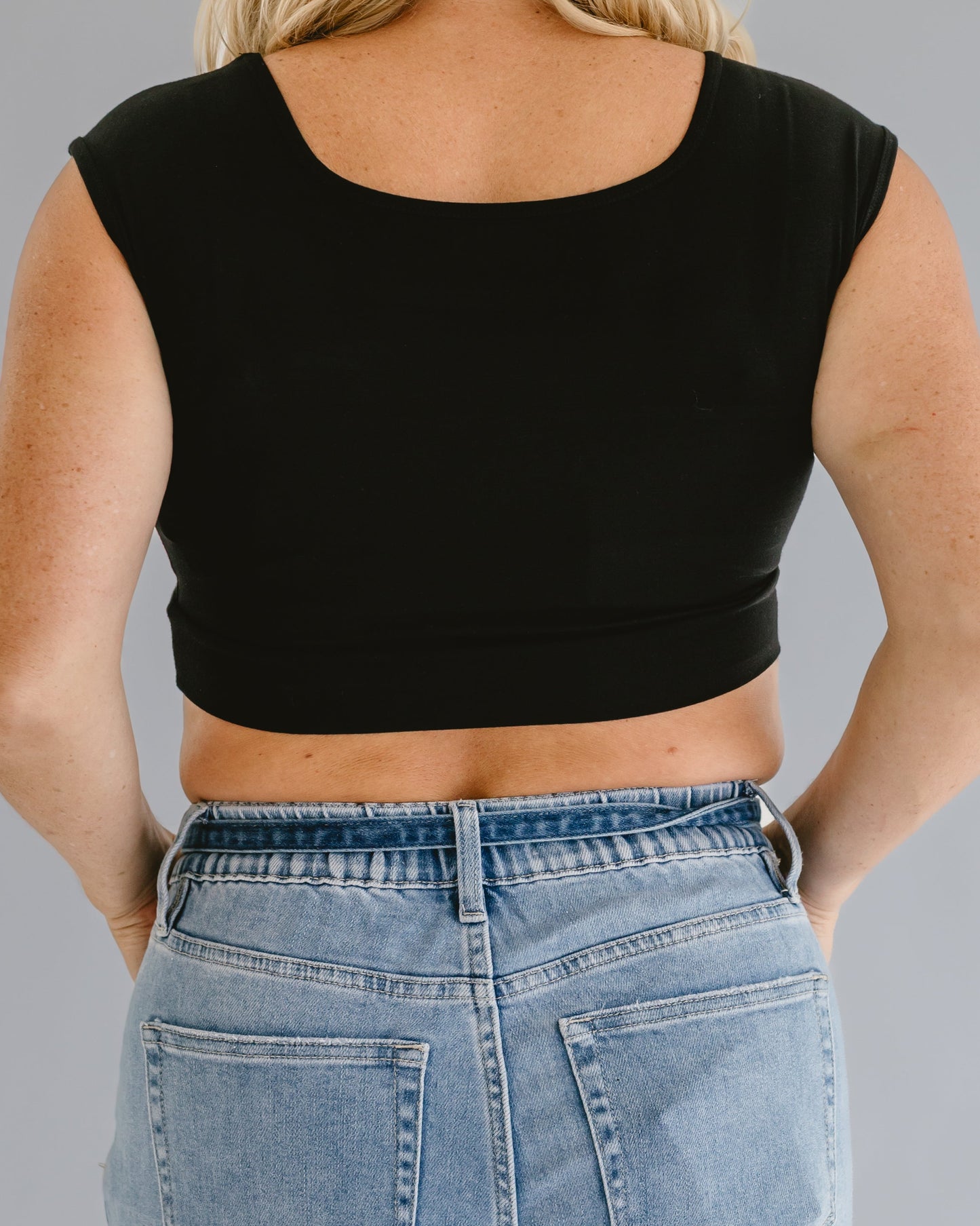 Lina - The Square-Neck Layering Tee — plus-size top, Kothlis