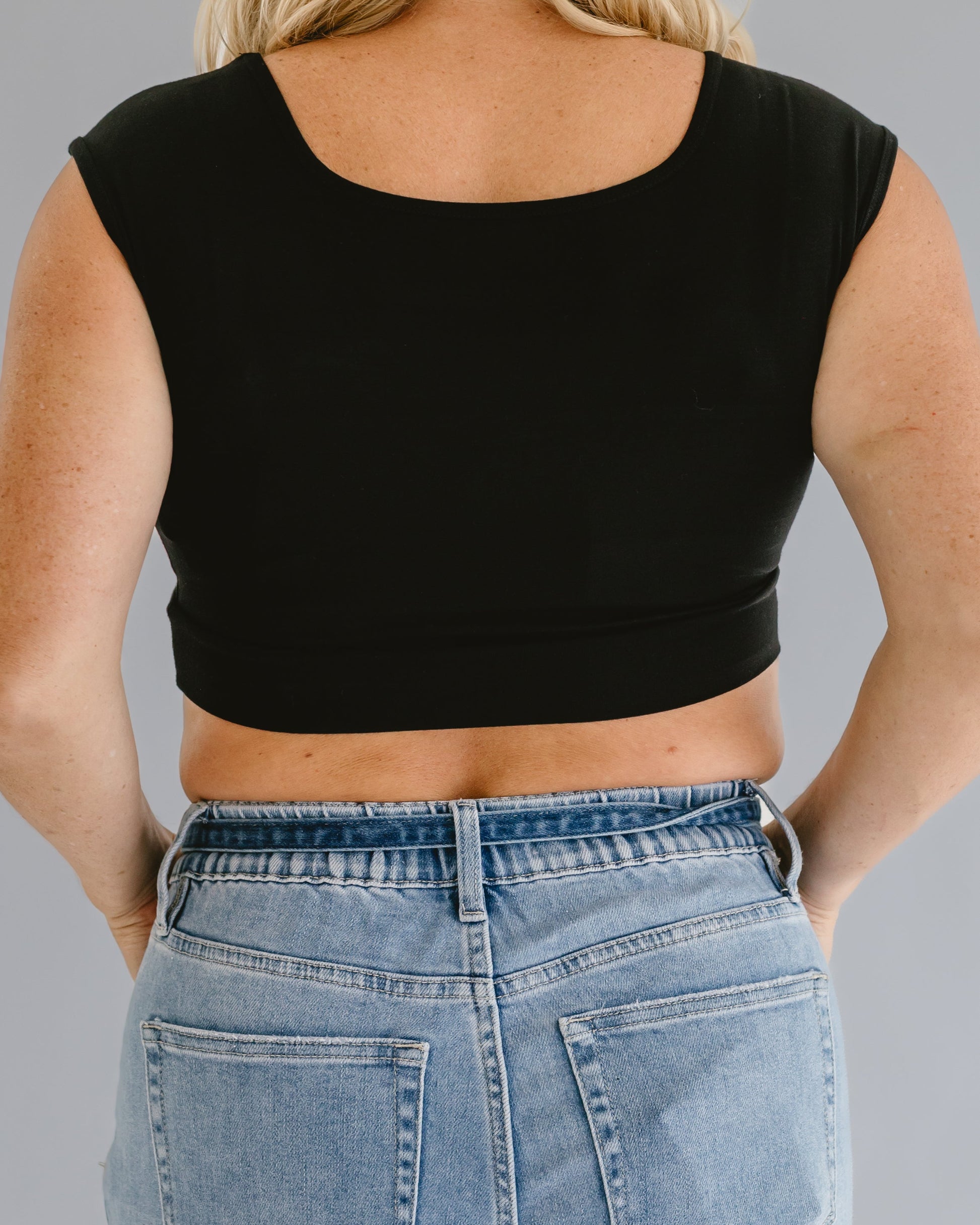 Lina - The Square-Neck Layering Tee — plus-size top, Kothlis